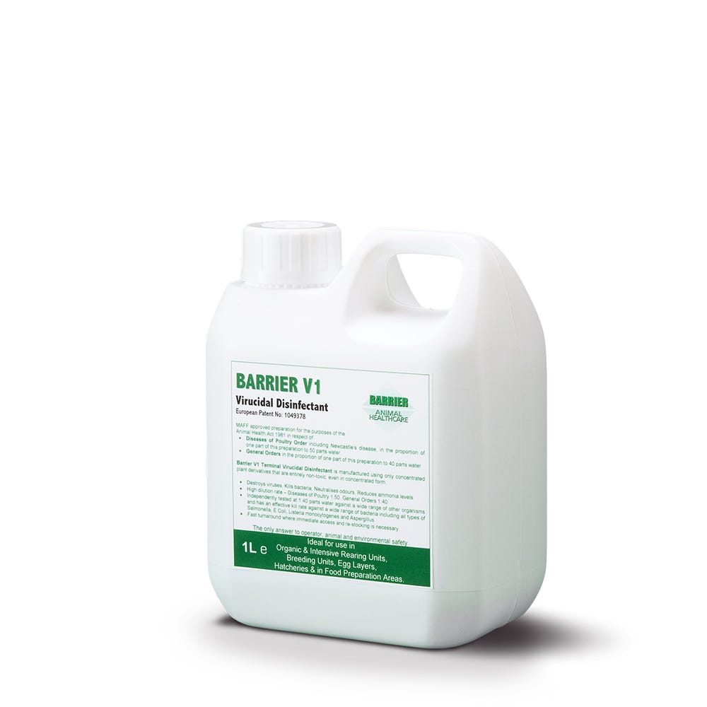 Barrier Equine V1 Virucidal Disinfectant image 1